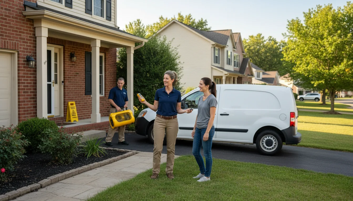 Water restoration image for Dehumidification And Cleanup Services in Steuben, ME